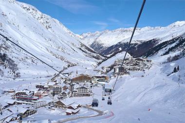 Rakouské středisko Obergurgl