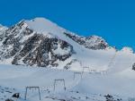 Ledovec Pitztal v Rakousku