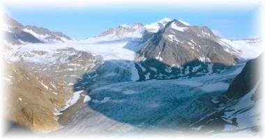 Tyrolsko - ledovec Mittelbergferner