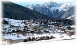 Pitztalská vesnice Roppen v zimě